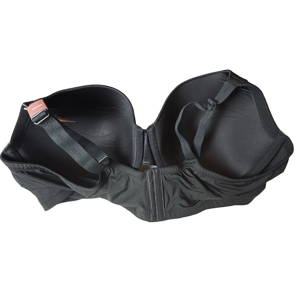 Cacique Lightly Lined T-shirt Bra Size 46DDD‎ Black Underwire NWT-613 - Picture 3 of 5